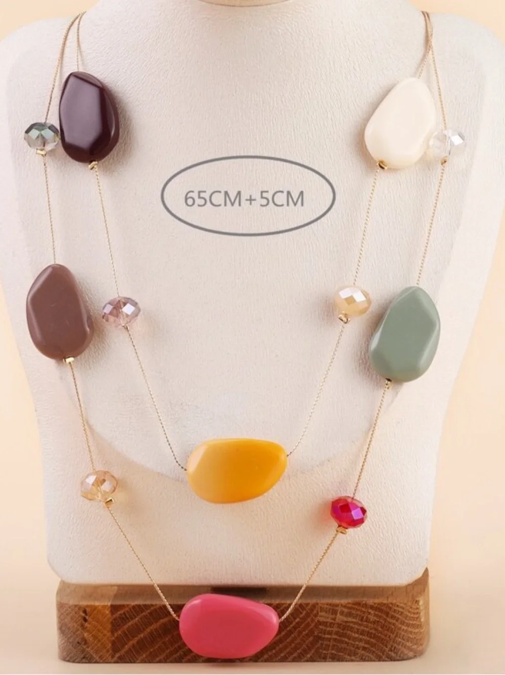 Multi-Color  summer Necklace — Women Jewelry - Picture 4 of 5